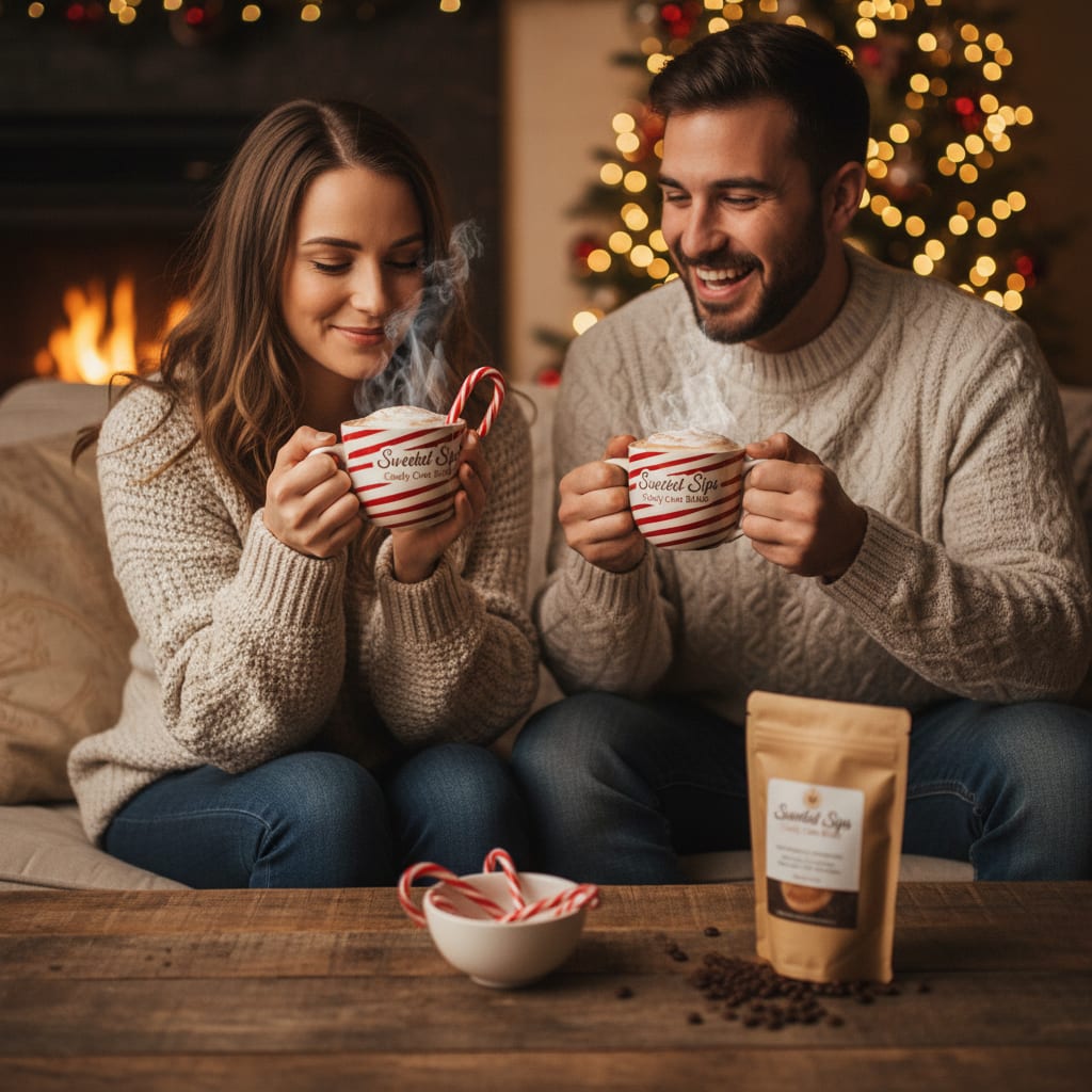 Candy Cane Cozy Coffee